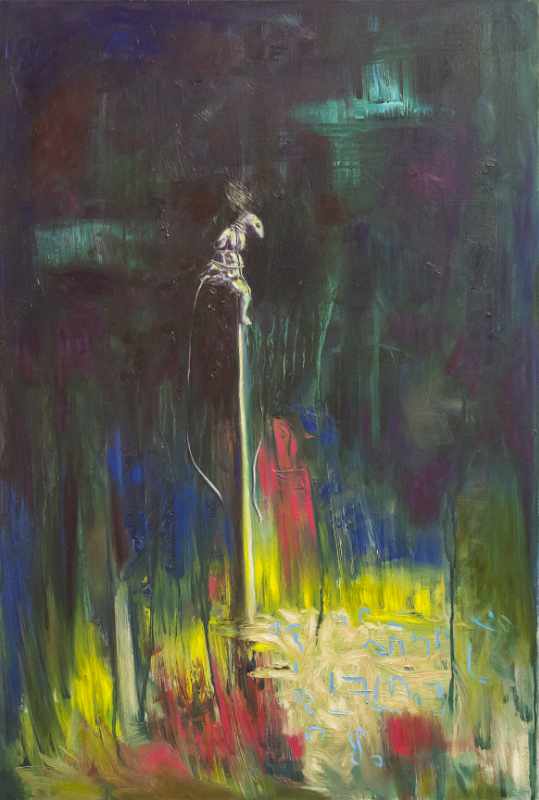 Springer, oil painting on canvas, 60x90cm, 2021
