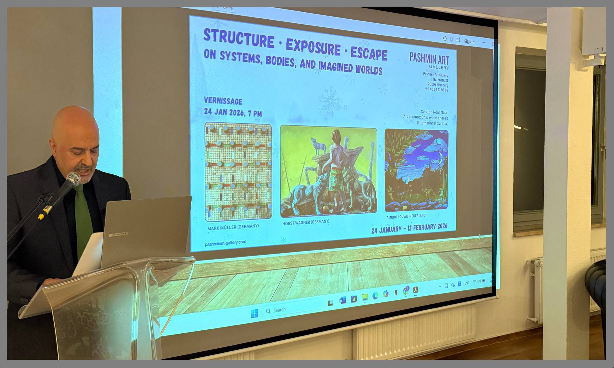 Vorlage-Ausstellungsbearbeitung