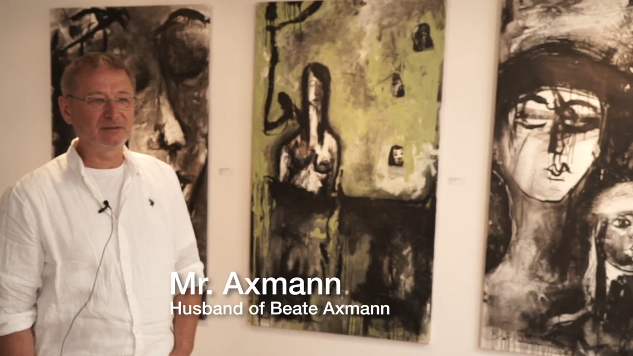 Interview with Mr. Axmann about the Artist Beate Axmann | Pashmin Art Gallery Hamburg | 11.07.2021